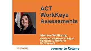 ACT WorkKeys Assessments  Melissa Woltkamp [upl. by Robinetta976]