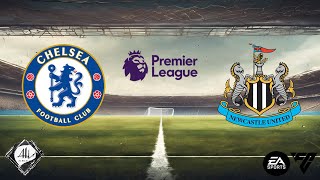 Chelsea x Newcastle  9 rodada Premier League 2425  EA FC [upl. by Ewolram492]