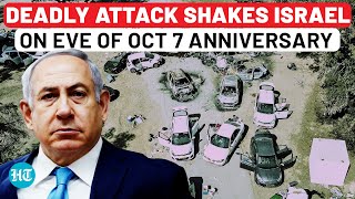 Israel Rocked By Deadly Terror Attack On Eve Of October 7 Anniversary Dozen Casualties  Hamas [upl. by Atinuj621]