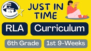 EPISD RLA MS Curriculum 6th Grade 1st 9 Weeks [upl. by Seek]