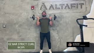 EZ Bar Strict Curl [upl. by Chelsea587]