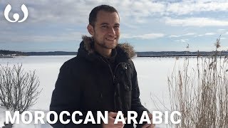 WIKITONGUES Anass speaking Moroccan Arabic [upl. by Enyawal958]