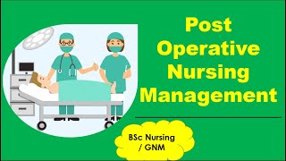 PostOperative Nursing ManagementMedical amp Surgical NursingBSc NursingGNMNursing Classroom [upl. by Pelagi]