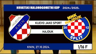 HMN KUP KIJEVO JAKO SPORT  HAJDUK 26 27102024 [upl. by Retepnhoj769]