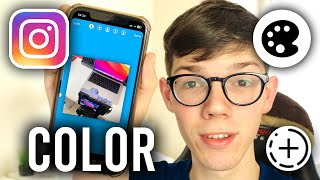 How To Change Background Color On Instagram Story  Full Guide [upl. by Treharne]