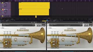 La mejor trompeta virtual para cumbia colombiana Kontakt vst [upl. by Ynobe]