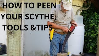 How to Peen Your Scythe Tools amp Tips [upl. by Claire]