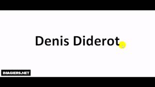 Como pronunciar Denis Diderot [upl. by Hayn]