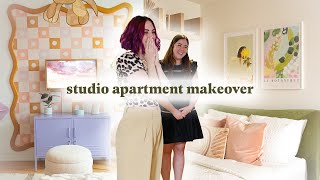 423 Sq Ft Studio Apartment Makeover [upl. by Sephira]