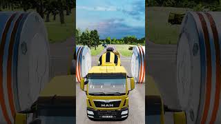 EXTREME Crash Test Rotopad Brake VS Cement Mixer Truck [upl. by Ezara]