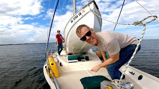 NEW ADVENTURE BEGINS  Handling Our 12ft Tinnie Without Dinghy Davits  Sailboat Story 262 [upl. by Man]