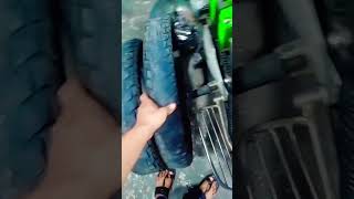 royal Enfield Himalayan back tyre front tyre change 👑 [upl. by Yankee]