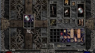 Diablo 2 Removing Socketed Items With A Cube Example [upl. by Anekam158]