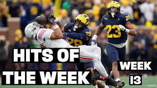 College Football 2023 Hits of the Week Week 13 [upl. by Ttenaej]