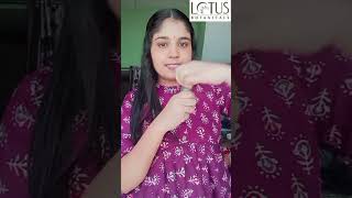 Lotus botanical face serum review lotusbotanicals lotusbotanicalsofficial [upl. by Buatti]