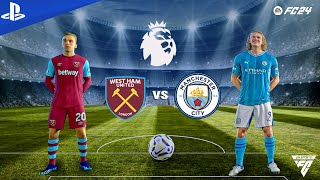 FC 24  West Ham United vs Manchester City  Premier League 202425 Match  PS5™ Gameplay  4K HDR [upl. by Atnahsa611]