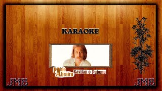 Karaoke Pablo Abraira Gavilan o Paloma [upl. by Eima745]