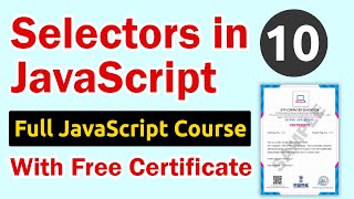 Selectors in JavaScript [upl. by Baillie]