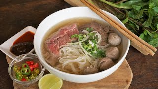 Pho  Soupe vietnamienne au bœuf et aux pâtes de riz la plus aimée en Asie du sudest [upl. by Edson]