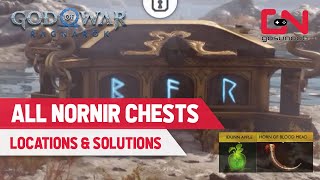 God of War Ragnarok All Nornir Chest Locations amp Puzzle Solutions [upl. by Ilke]