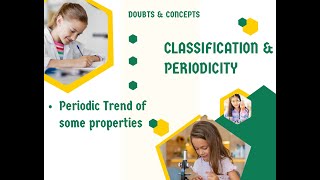 Classification amp Periodicity  Facts and Points [upl. by Johanna183]