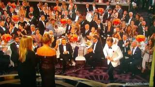 Ryan Reynolds and Andre Garfield KISS in the GOLDEN GLOBES AWARD [upl. by Fanning]