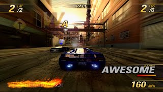 Burnout Revenge  Rank 1 Harmless  All Gold Medals Full Game Walkthrough  1080p60fps [upl. by Stevana]