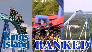 EVERY Kings Island Roller Coaster Ranked [upl. by Joanna]