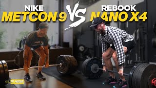 REEBOK NANO X4 vs NIKE METCON 9  Who Wins 2024 [upl. by Karlin]