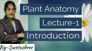 INTRODUCTION TO PLANT ANATOMY  ANATOMY OF ANGIOSPERM PART 1 [upl. by Parthinia214]