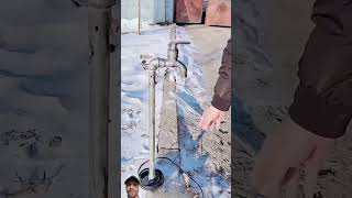 Condition of taps in winter 😱 shortsfeed vviralvideo [upl. by Leidba498]