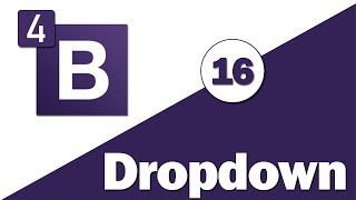 16   Bootstrap 4 Tutorial  Components  Dropdowns [upl. by Seigel]