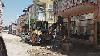 Üst Yapının Usta Operatörleri Mst 642 Bekoloder  Mst M642 Backhoe Loader Work Construction Area [upl. by Deerc]