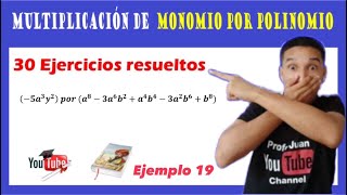 🔴 👉 30 Ejercicios De Multiplicación De MONOMIO POR POLINOMIO  💥 Súper FÁCIL Para PRINCIPIANTES ✅ [upl. by Auburn318]