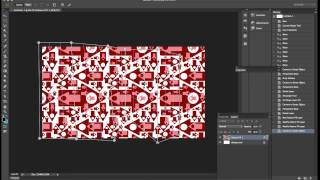 Photoshop CC  Patterns and perspective warp tutorial [upl. by Ardaid93]