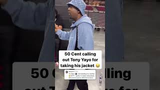 50 Cent calling out Tony Yayo for taking his jacket 😅 [upl. by Armelda]