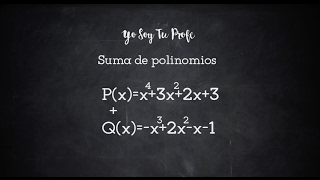 Suma de polinomios Videotutorial [upl. by Barnebas]