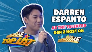 Darren Espanto as the talented Gen Z host on It’s Showtime  Kapamilya Toplist [upl. by Alric]