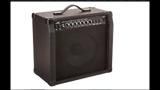 Monoprice 40 Watt Guitar Amp Review amp Demo [upl. by Cutlerr]