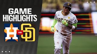 Astros vs Padres Game Highlights 91824  MLB Highlights [upl. by Lever]