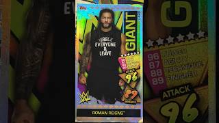 Wwe slam attax 2k21 the otc ROMAN REIGNS ☝🏻✅🐐 ACKNOWLEDGE ME☝🏻🔥👑wweromanreigns [upl. by Alrad672]