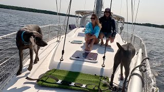 Intracoastal Waterway ICWIs it worth the HOURS on our Sailboat ENGINE Sailing Zephyr  Ep254 [upl. by Elyr556]