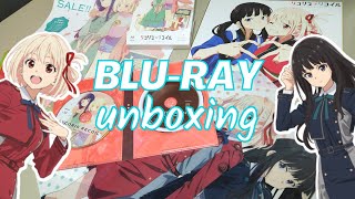 Unboxing Lycoris Recoil Bluray Vol 1 [upl. by Valtin]