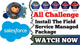 Install the Field Service Managed Package  Salesforce Trailhead  All Challenge [upl. by Verdha]