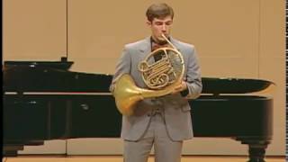 Saint Saens Morceau de Concert Timothy Bedard Horn [upl. by Arden]