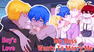 BL Anime My Boss Wants To Marry Me  Yaoi Boys Love  A Madeup Short Story My Daddy And My Papa [upl. by Chipman493]