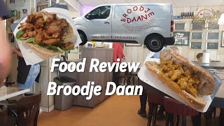 Food Review Broodje Daan  Broodje Hete Kip en Surinaamse Broodje kerrie Kip [upl. by Nabois312]