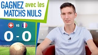 Comment GAGNER avec la STRATÉGIE des MATCHS NULS [upl. by Jenna]