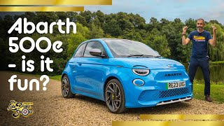 Can an EV be a Real Hot Hatch Fiat 500e Abarth full review [upl. by Nodnil]