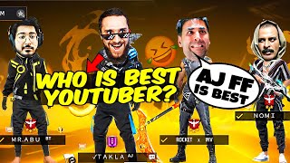 Who is the Best YouTuber of Free Fire Pakistan 😈 [upl. by Libnah]